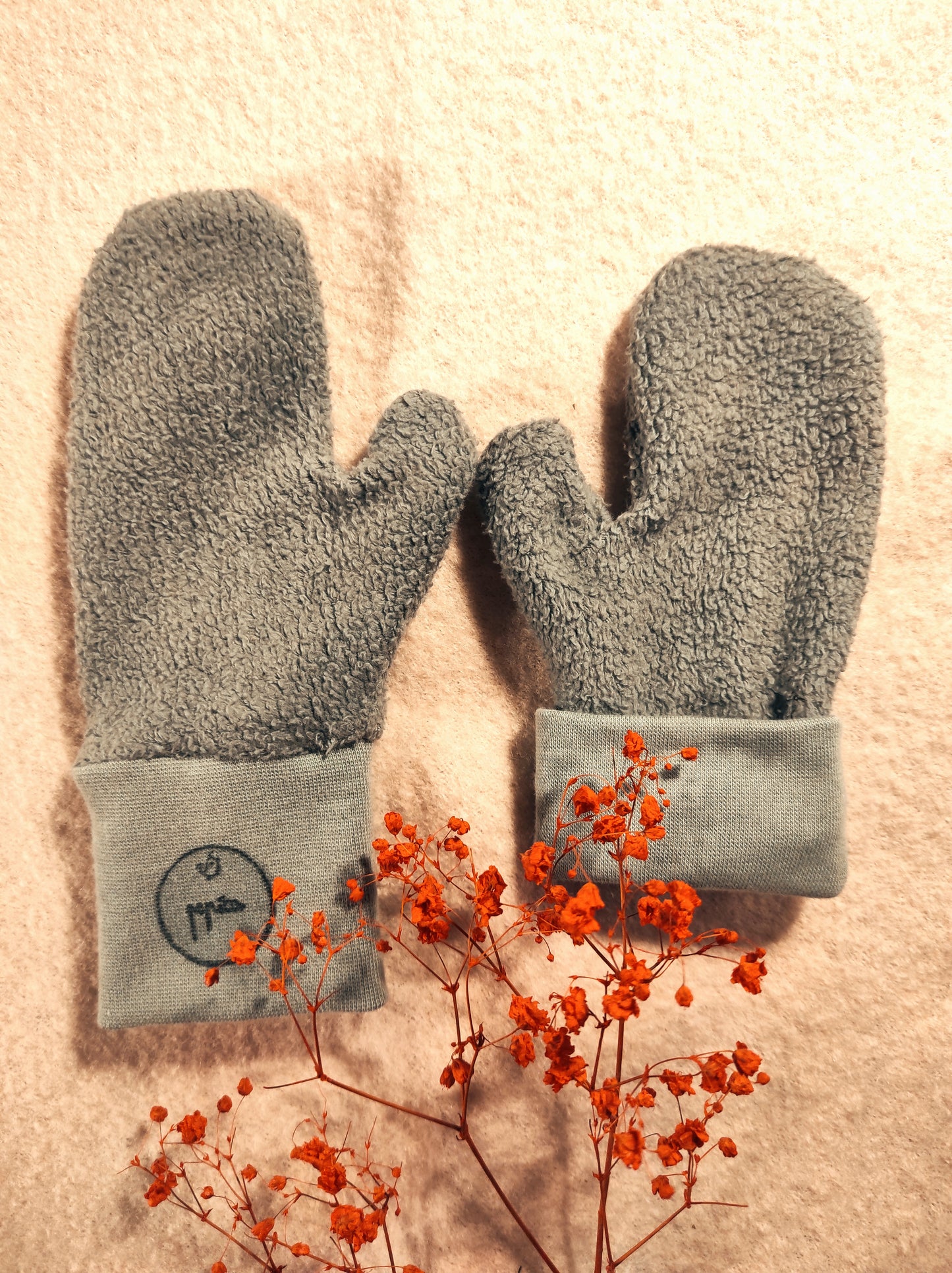 Kinder-Handschuhe "Mini" aus Baumwoll-Fleece