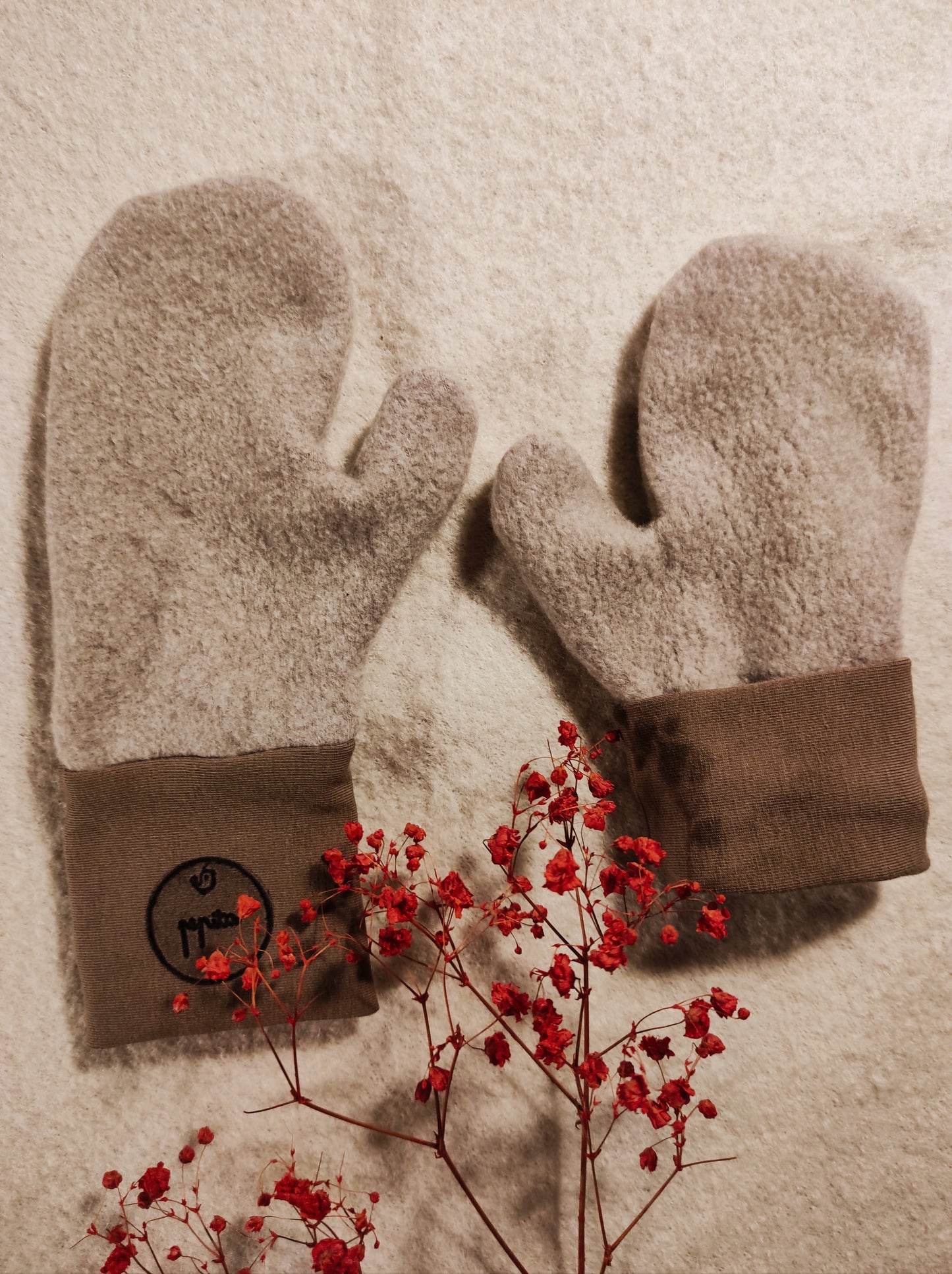 Kinder-Handschuhe "Mini" aus Baumwoll-Fleece