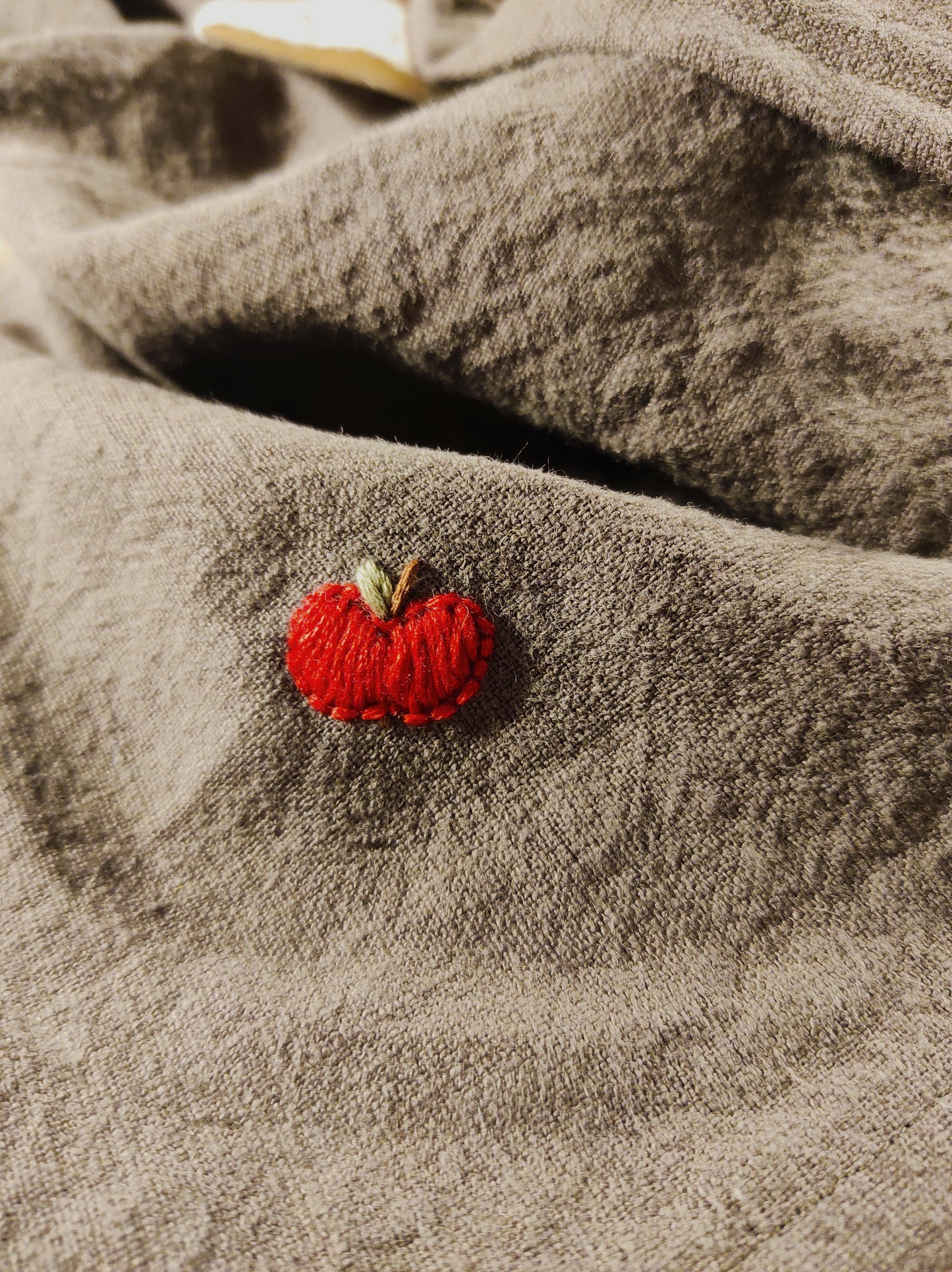 Stickerei 'Apfel'
