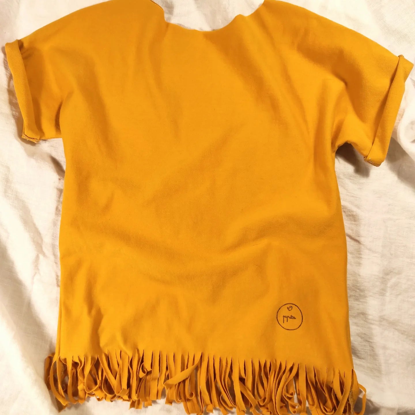 Unisex Fransen T-Shirt BIO Baumwolle (Jersey) / Viskosejersey, personalisierbar