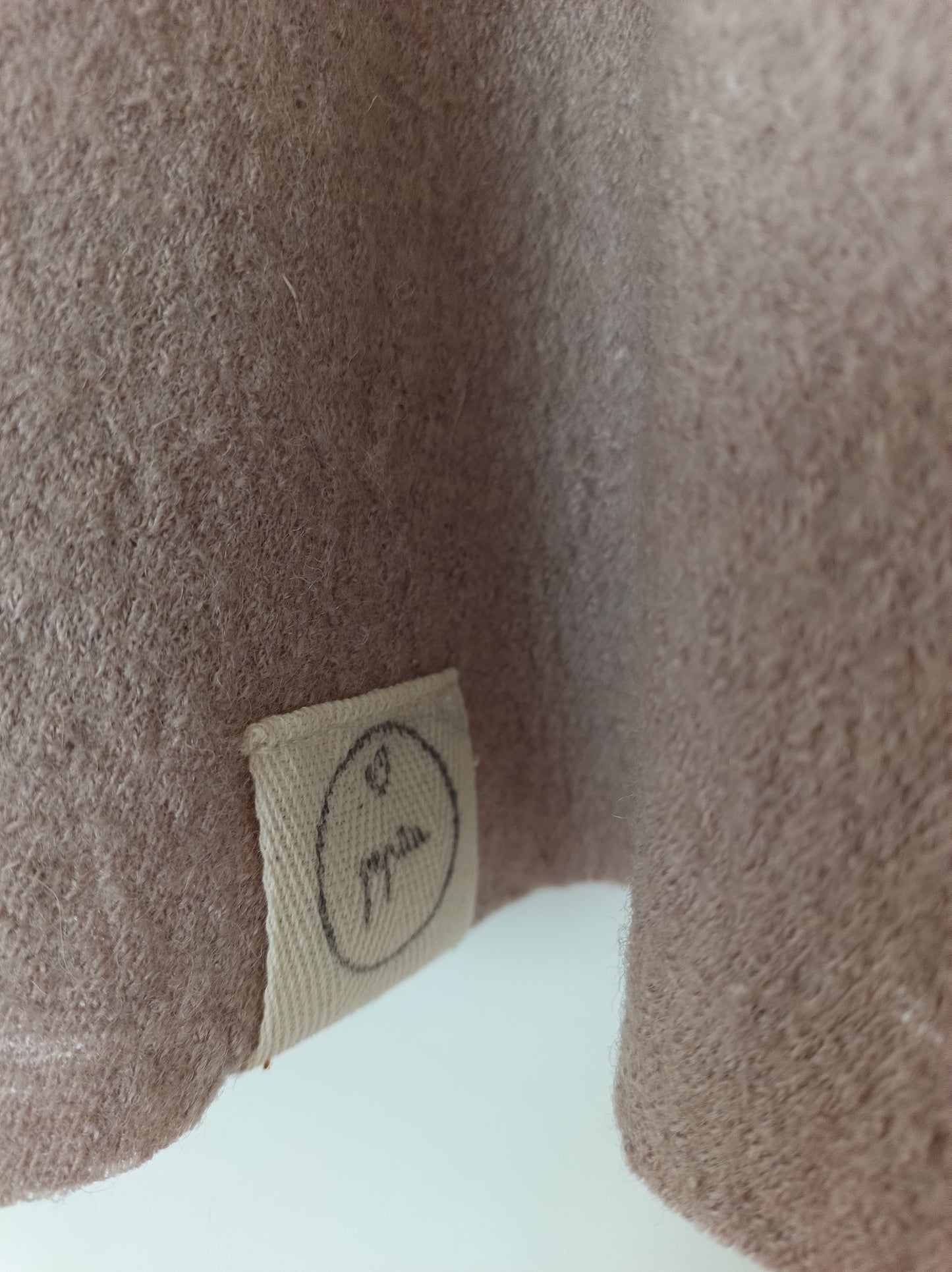 Kleid aus Schurwolle, Walk Kleid zum Binden