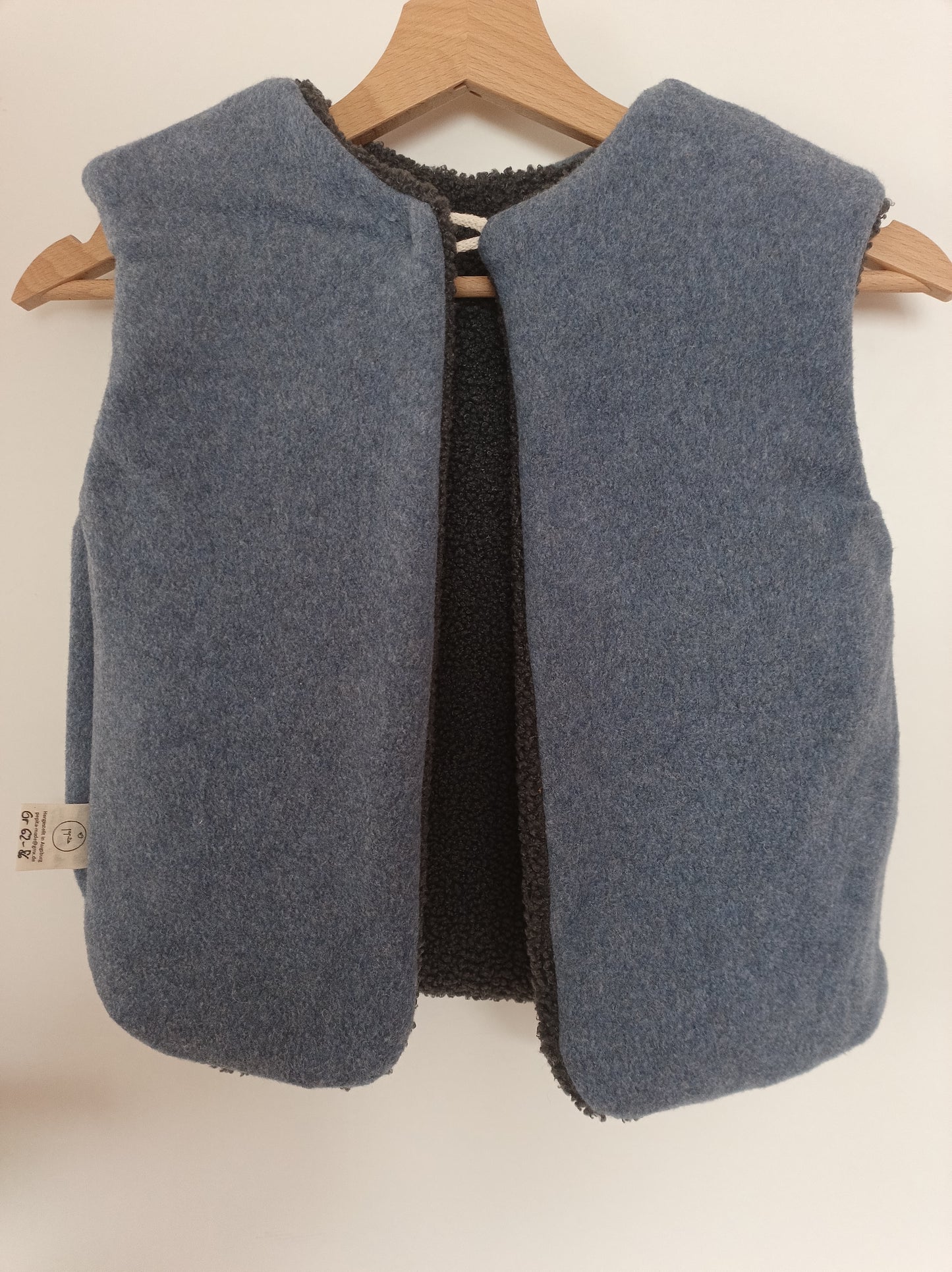 Unisex Ärmellose Weste aus Lammwoll-Imitat, Teddy Wendeweste für Herbst & Winter (Kopie)