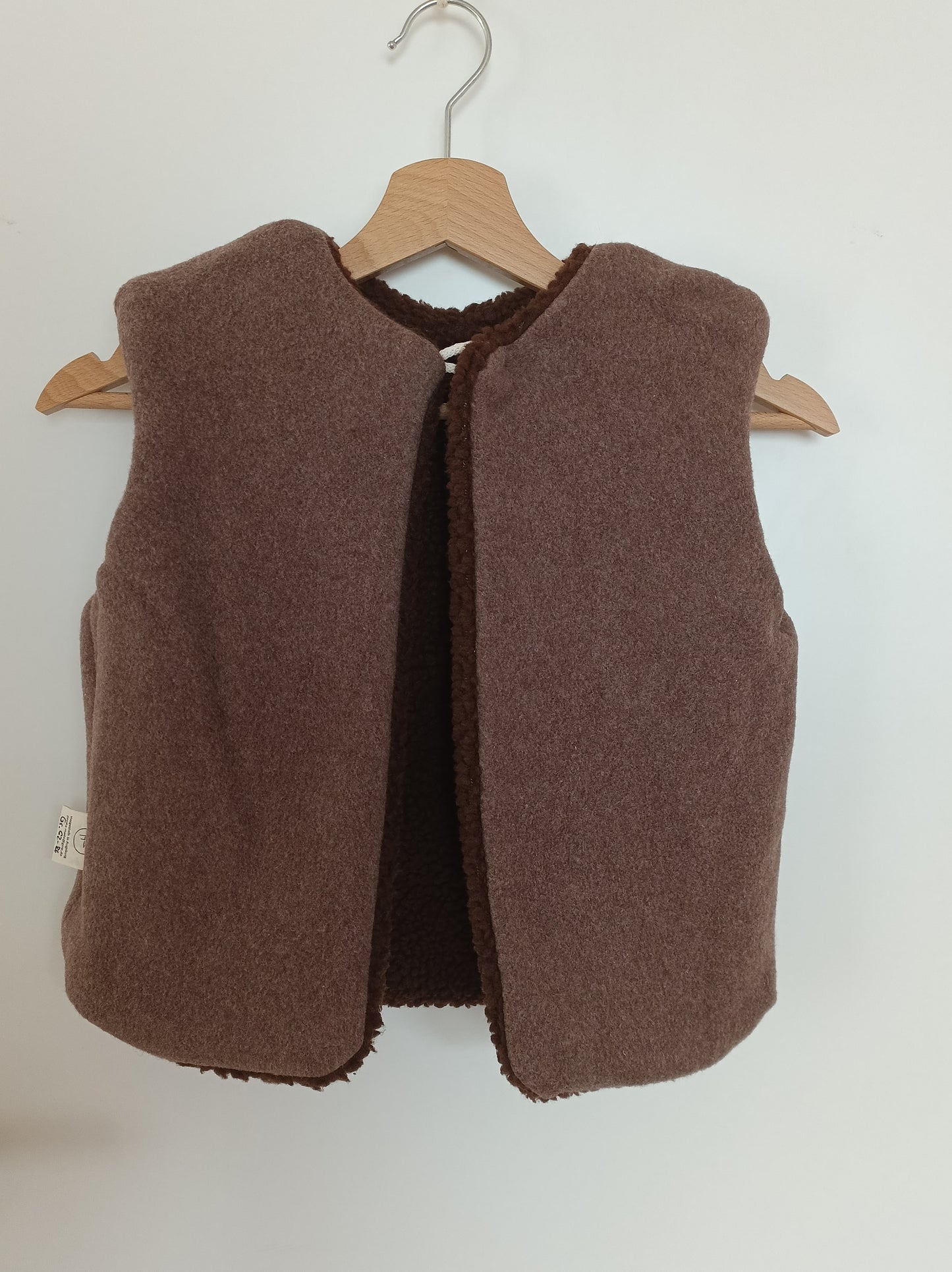 Unisex Ärmellose Weste aus Lammwoll-Imitat, Teddy Wendeweste für Herbst & Winter (Kopie)