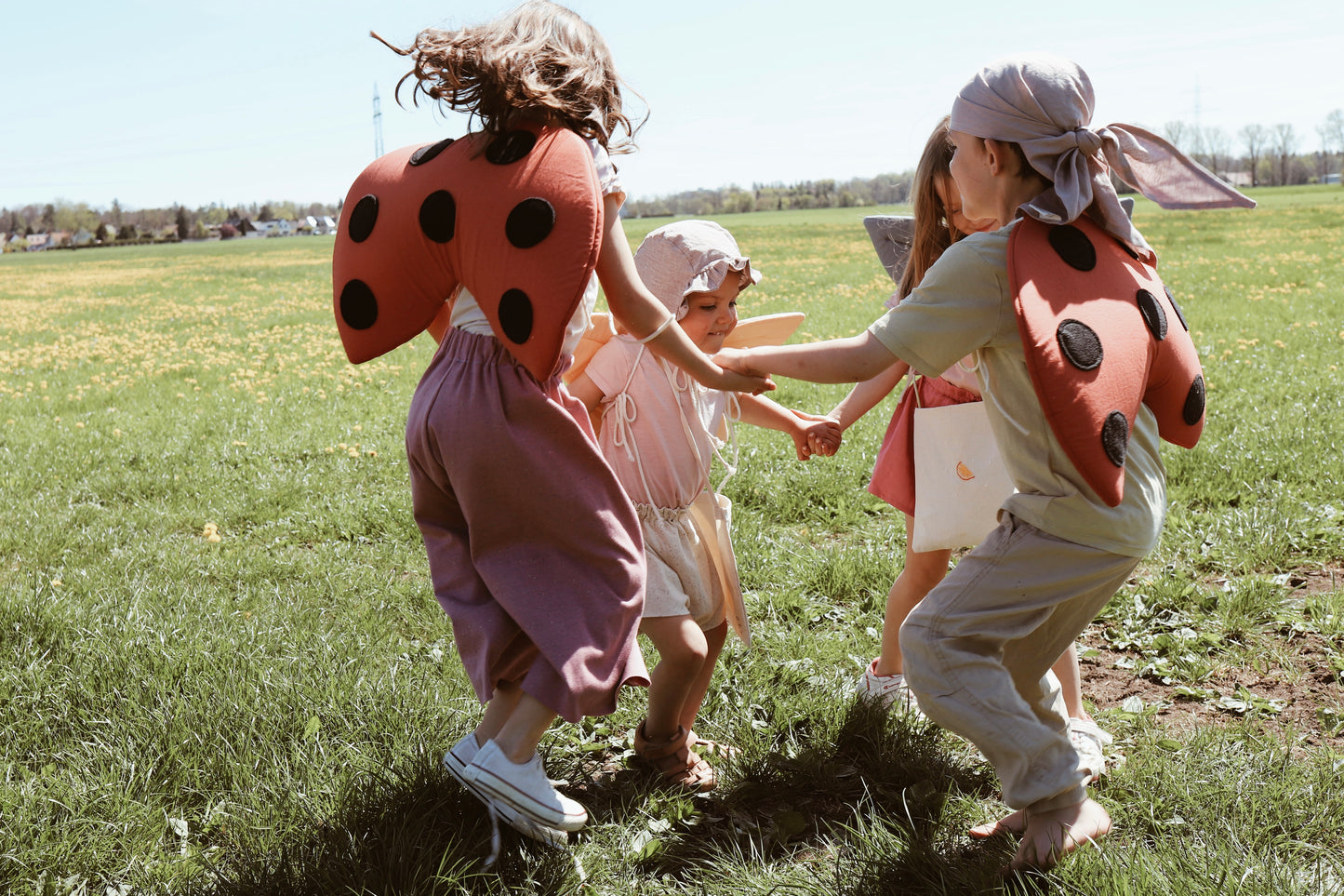 Flügel Marienkäfer 🐞, Kinderflügel für Verkleidung und freies Spiel