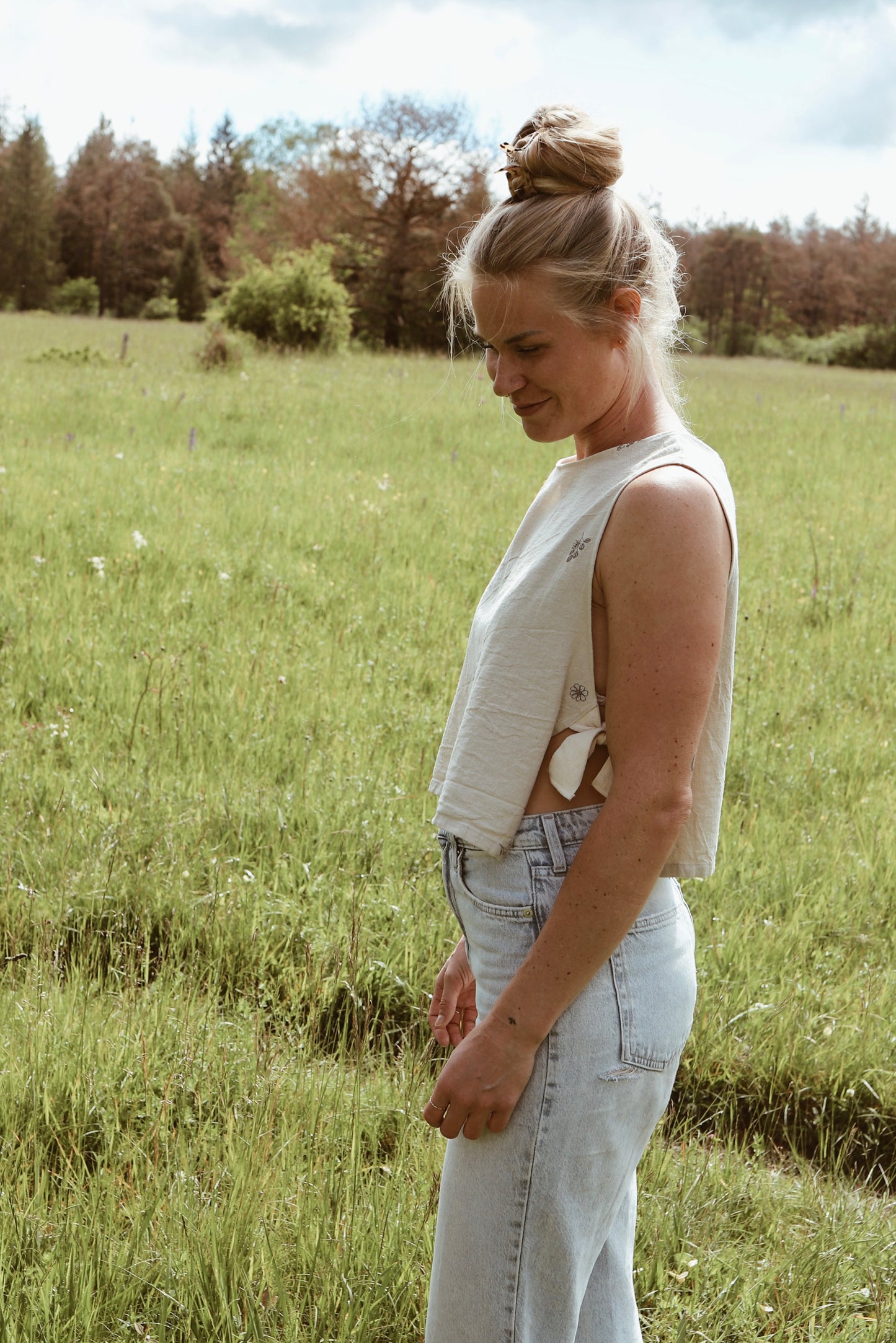 Gebundenes Shirt / Crop Top one-size / Basic