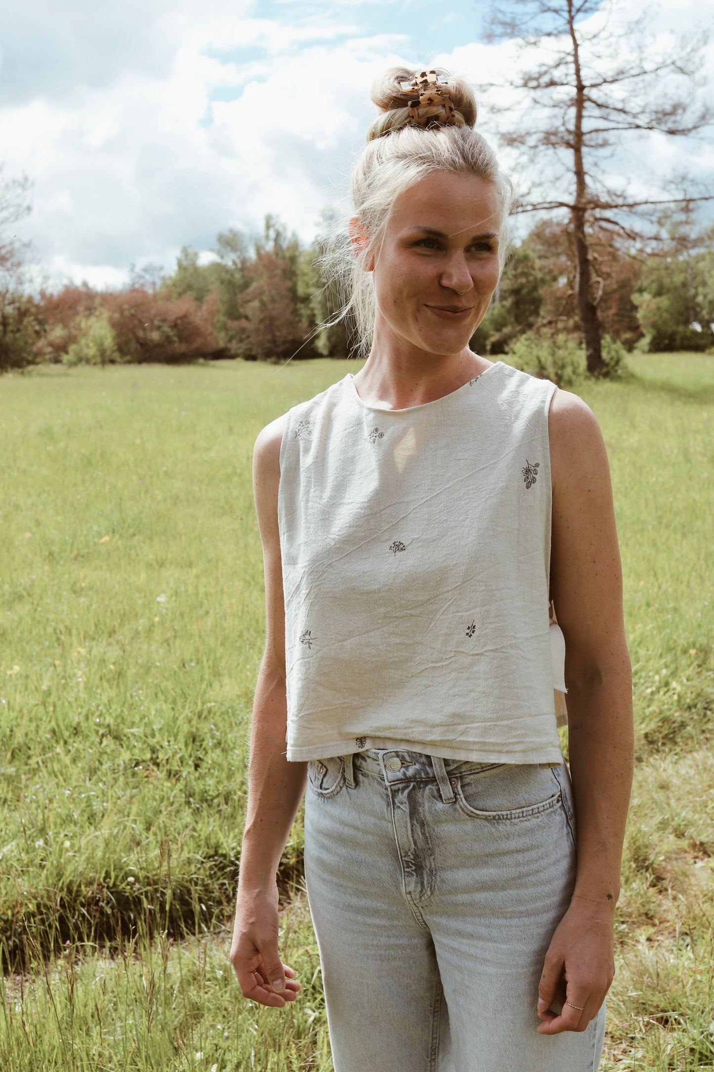 Gebundenes Shirt / Crop Top one-size / Basic