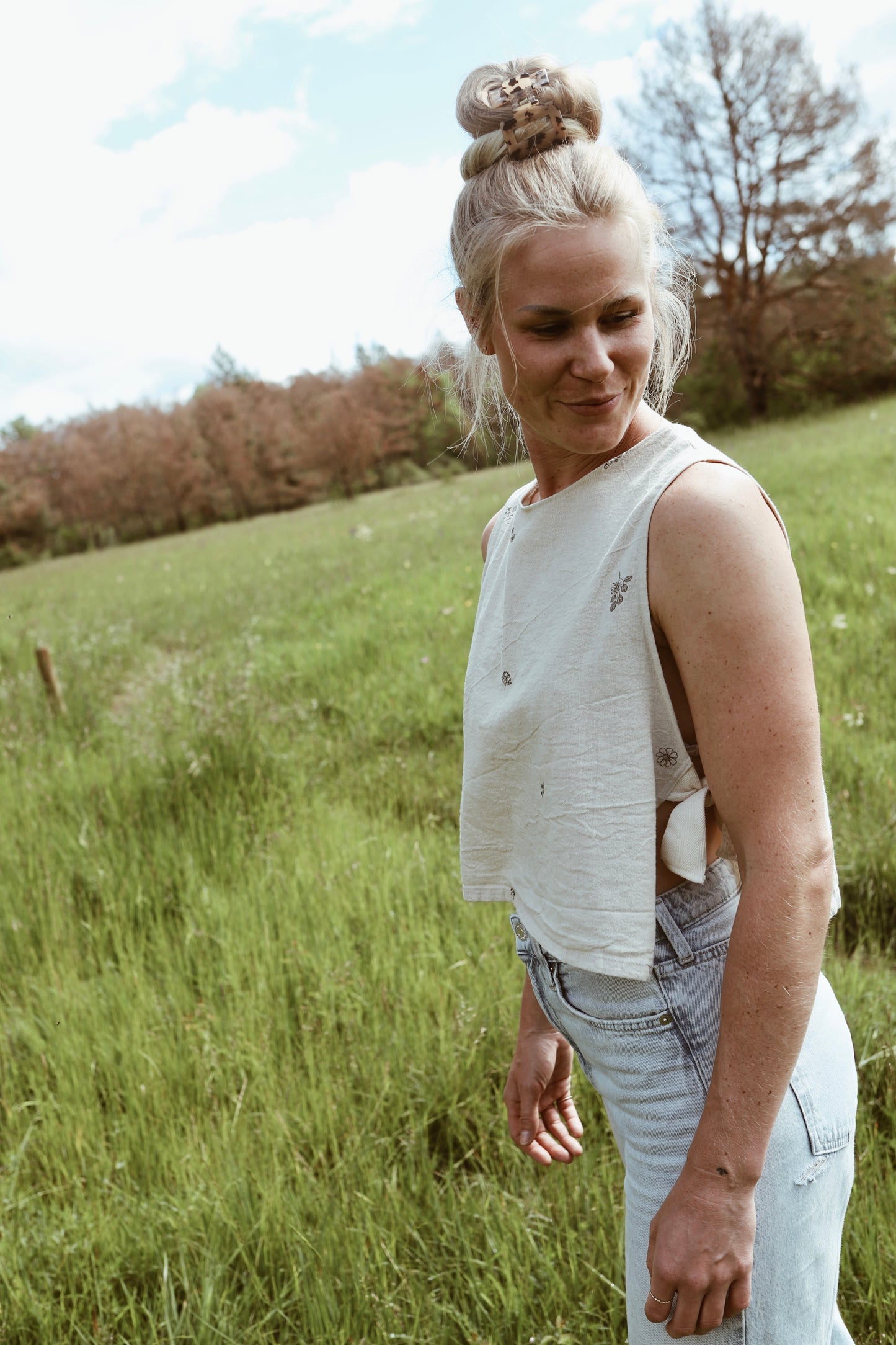 Gebundenes Shirt / Crop Top one-size / Basic