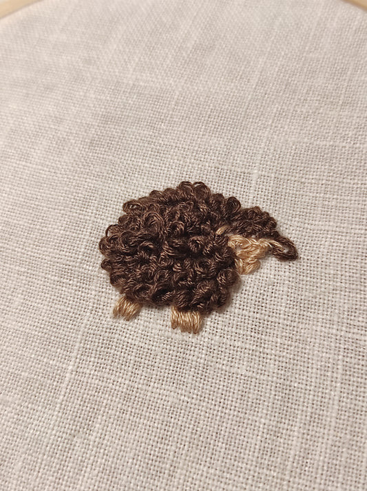 Stickerei 'Schäfchen'