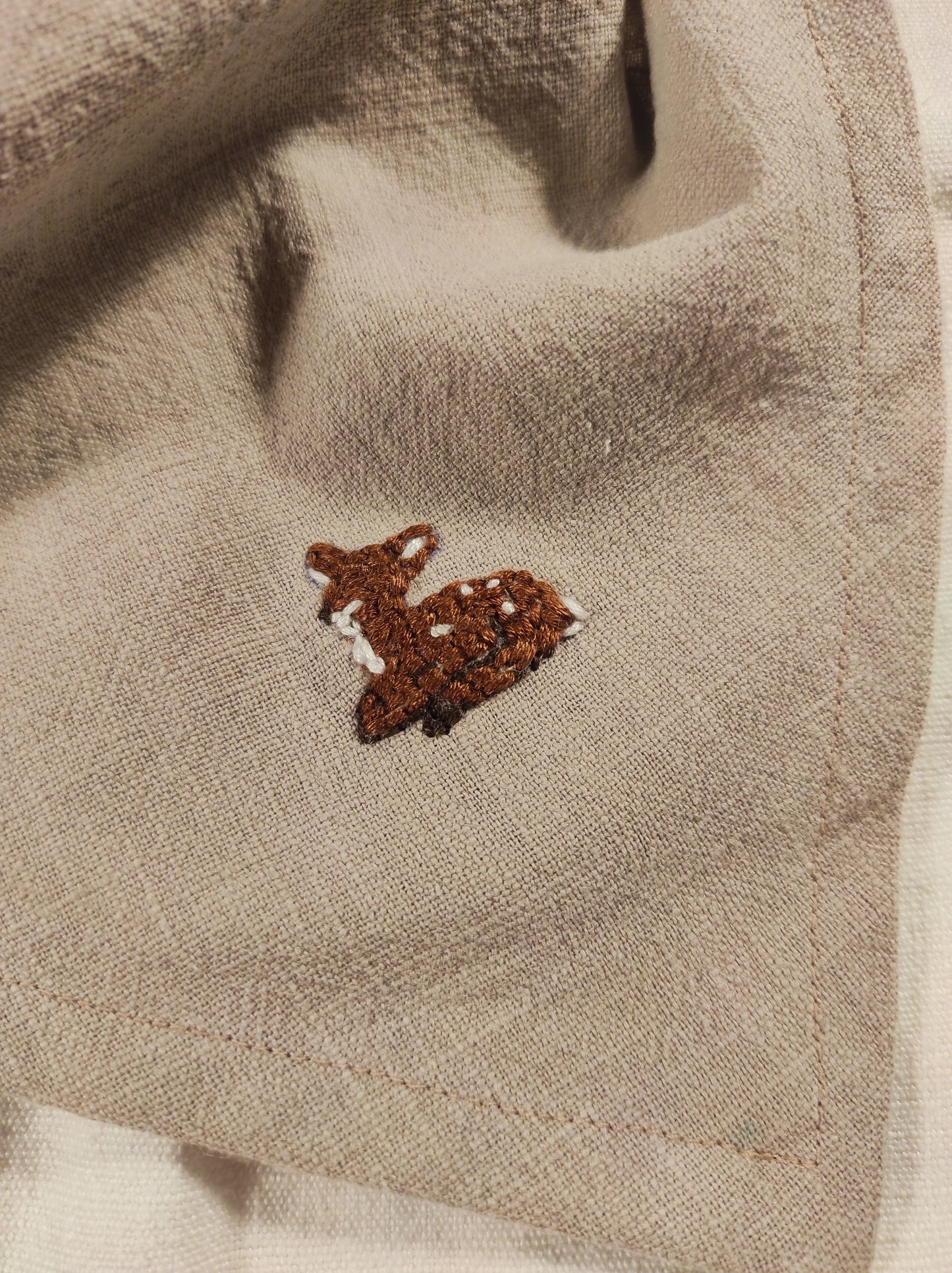 Stickerei 'Rehkitz'