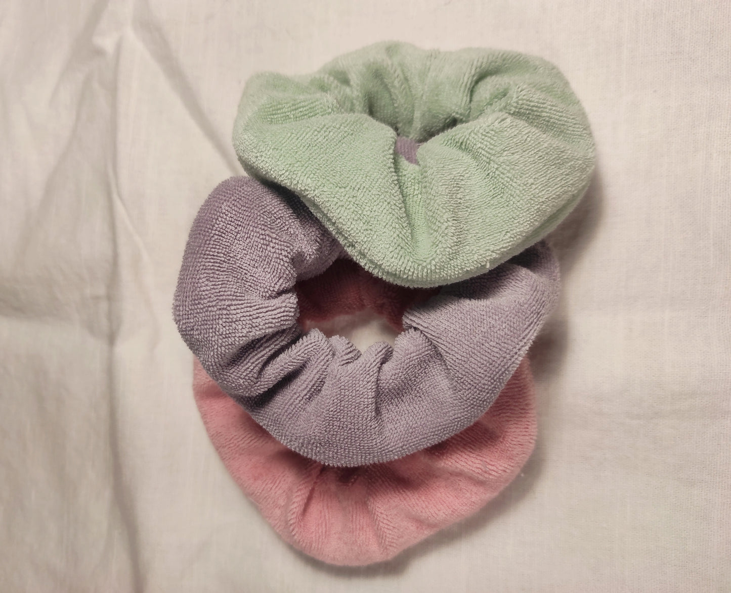 "Pastell-Liebe" Scrunchies / Haargummis für dickes/dünnes und Kinder-Haar