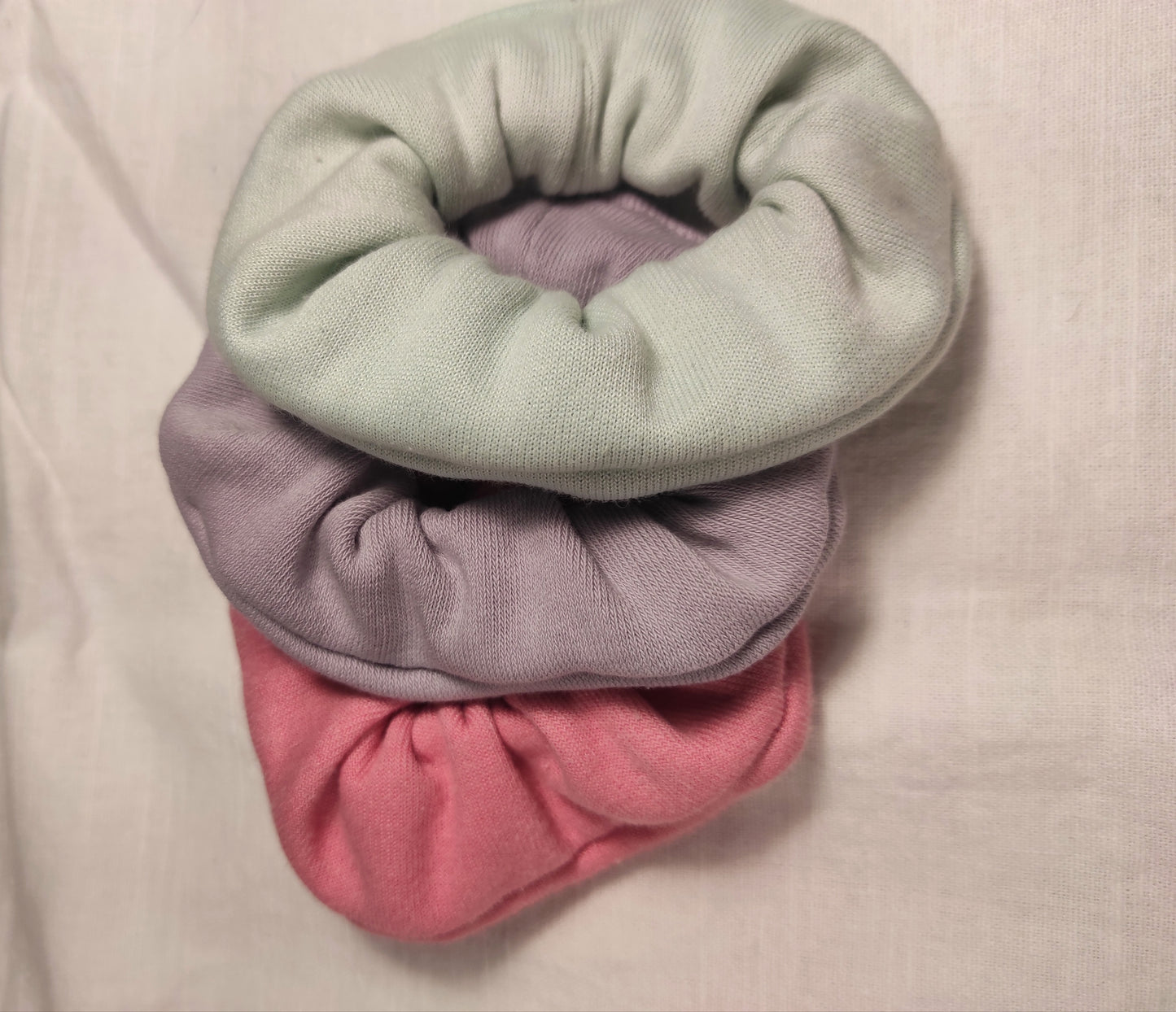 "Pastell-Liebe" Scrunchies / Haargummis für dickes/dünnes und Kinder-Haar