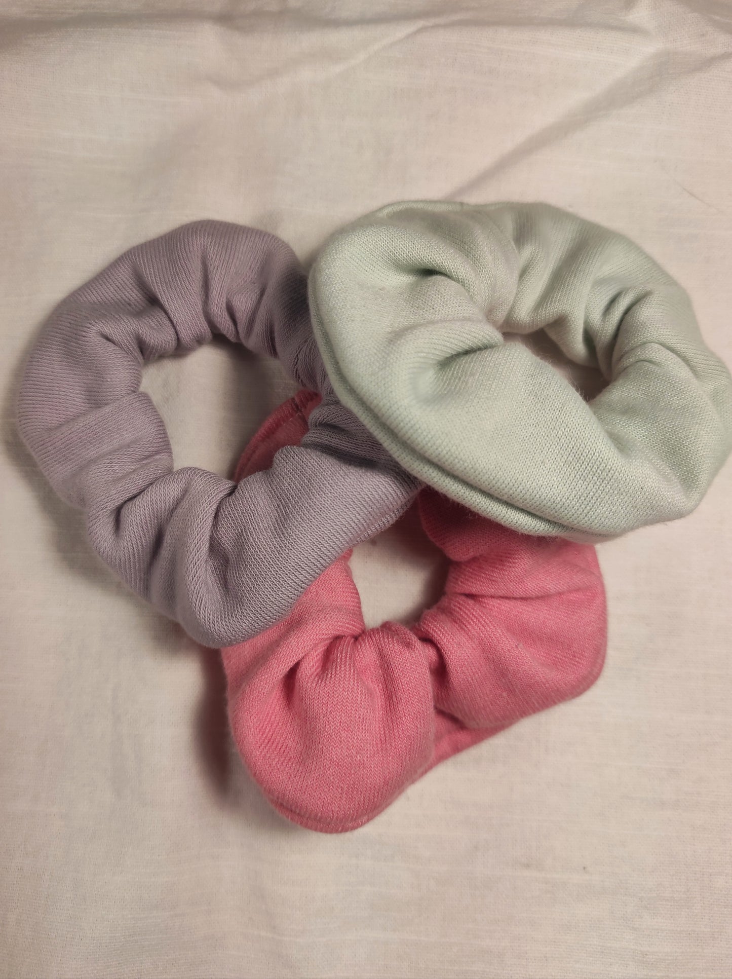 "Pastell-Liebe" Scrunchies / Haargummis für dickes/dünnes und Kinder-Haar