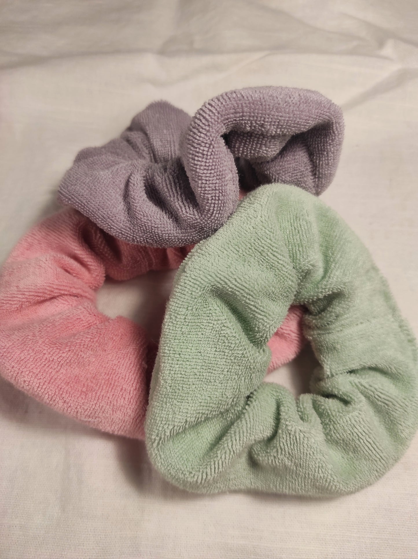 "Pastell-Liebe" Scrunchies / Haargummis für dickes/dünnes und Kinder-Haar