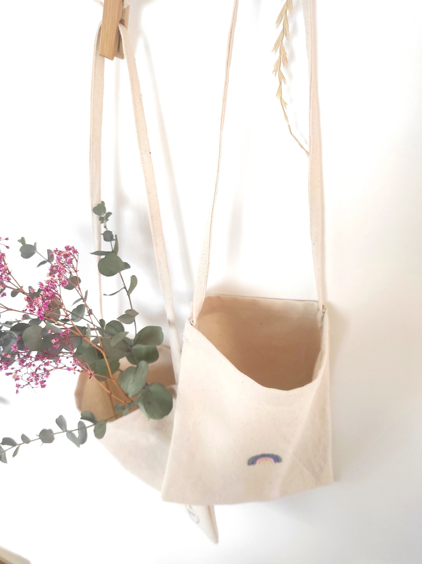 Kinder-Tasche, Turnsäckchen, Kindergarten-Umhängetasche, Jute Beutel - personalisiebar/100% Baumwolle