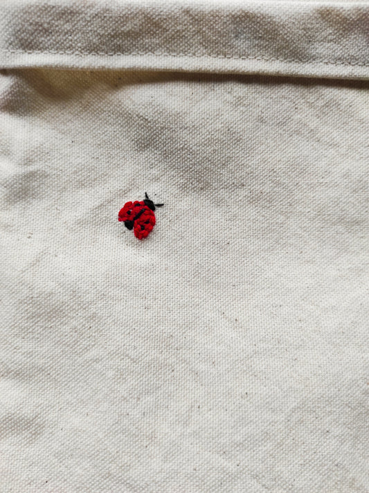 Stickerei 'Marienkäfer'