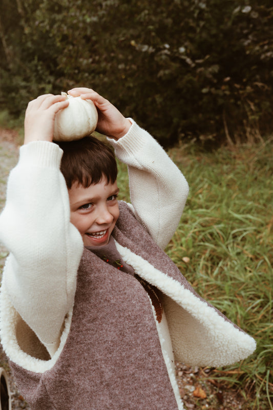 Unisex Ärmellose Weste aus Schafwolle, Wendeweste für Herbst & Winter Lammfell